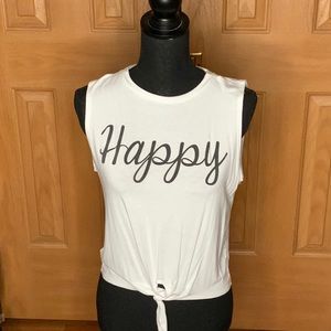 Graphic cut-off tied tank